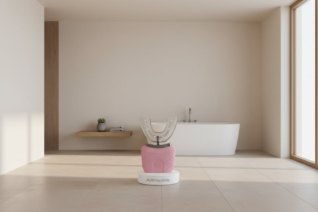 Electric Toothbrush for Adult Automatic USB Charge U-Shaped Toothbrush Ultrasonic 360 Degrees Intelligent Rechargeable Toothbrus